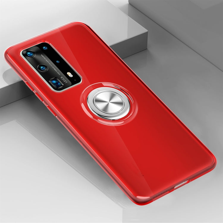 For Huawei P40 Pro Ultra-thin TPU Protective Case with 360 Degree Rotation Holder