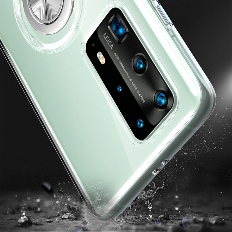 For Huawei P40 Pro Ultra-thin TPU Protective Case with 360 Degree Rotation Holder