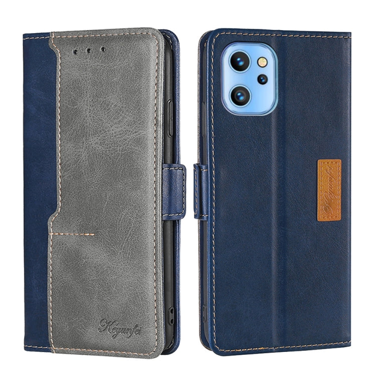 For UMIDIGI A13/A13 Pro/A13S Contrast Color Side Buckle Leather Phone Case