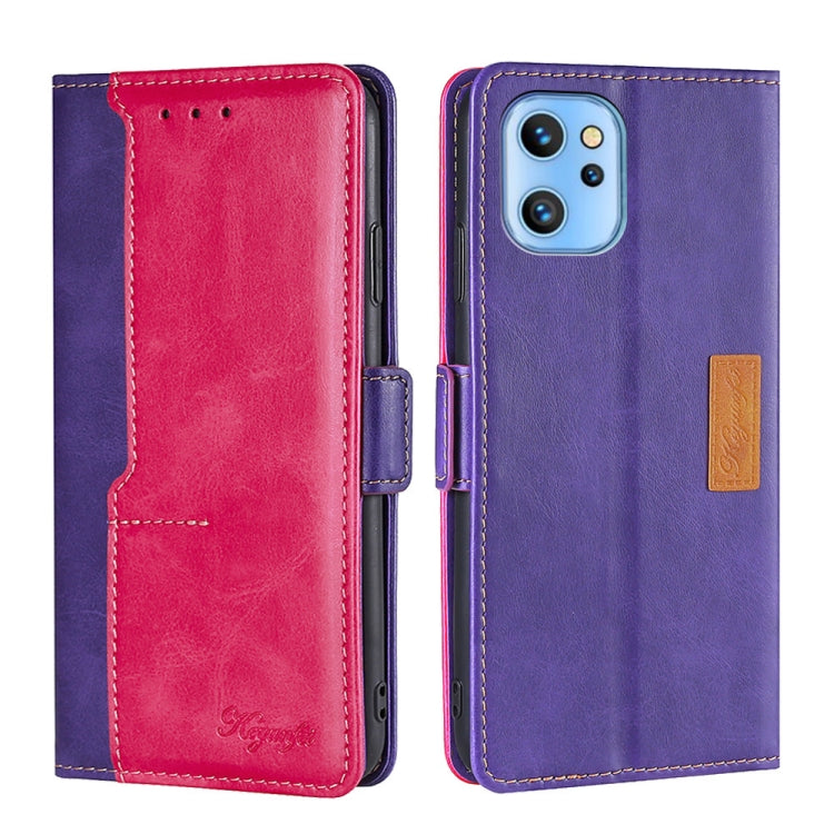 For UMIDIGI A13/A13 Pro/A13S Contrast Color Side Buckle Leather Phone Case