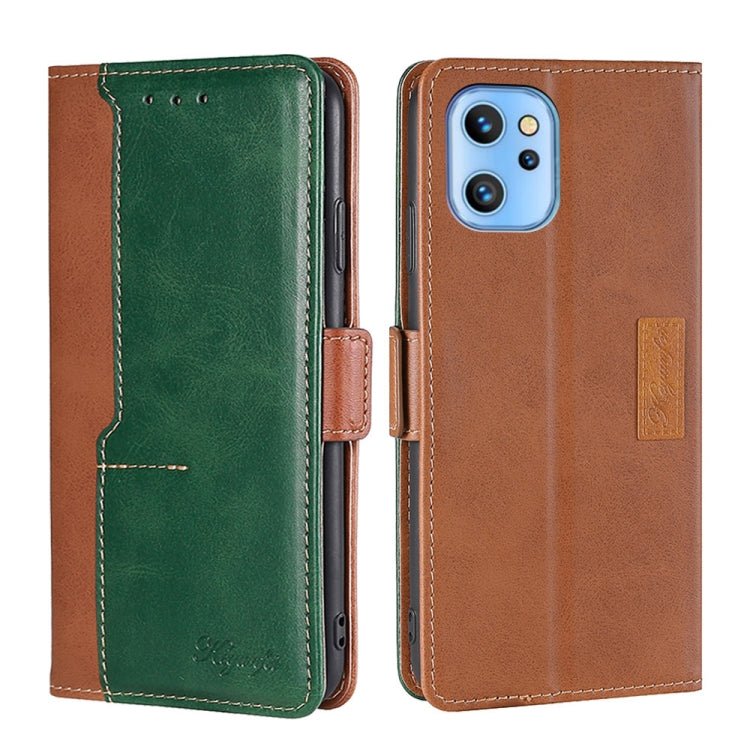 For UMIDIGI A13/A13 Pro/A13S Contrast Color Side Buckle Leather Phone Case
