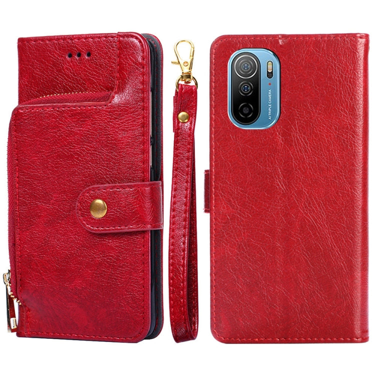 For Ulefone Note 13P Zipper Bag Leather Phone Case
