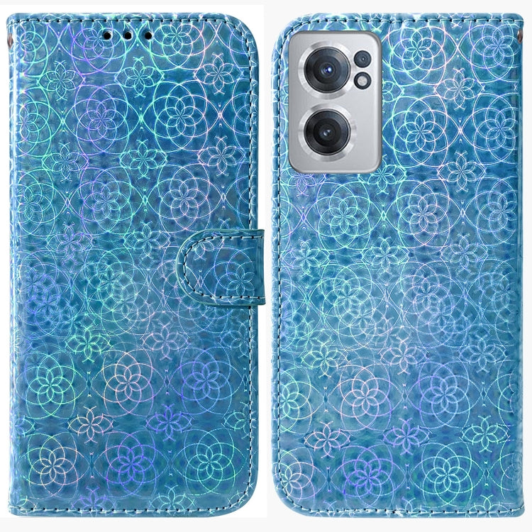 For OnePlus Nord CE 2 5G Colorful Magnetic Buckle Leather Phone Case