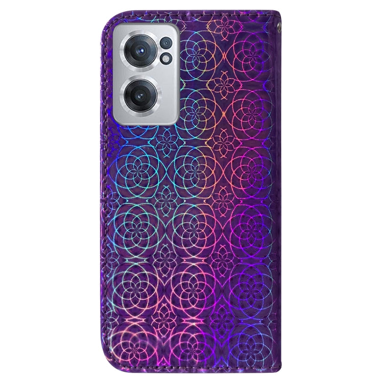 For OnePlus Nord CE 2 5G Colorful Magnetic Buckle Leather Phone Case