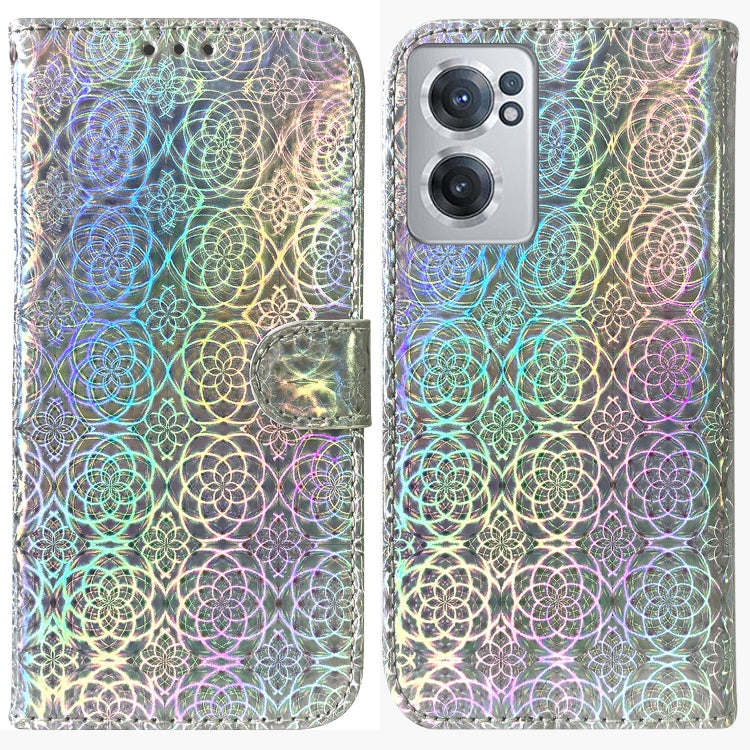 For OnePlus Nord CE 2 5G Colorful Magnetic Buckle Leather Phone Case