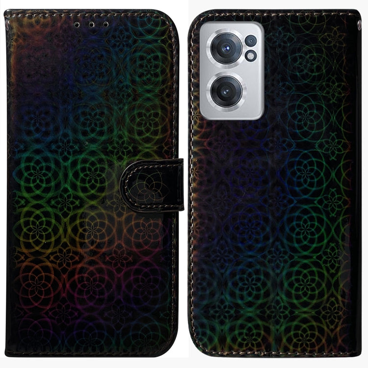 For OnePlus Nord CE 2 5G Colorful Magnetic Buckle Leather Phone Case