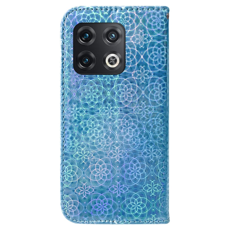 For OnePlus 10 Pro 5G Colorful Magnetic Buckle Leather Phone Case