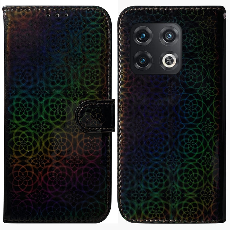 For OnePlus 10 Pro 5G Colorful Magnetic Buckle Leather Phone Case
