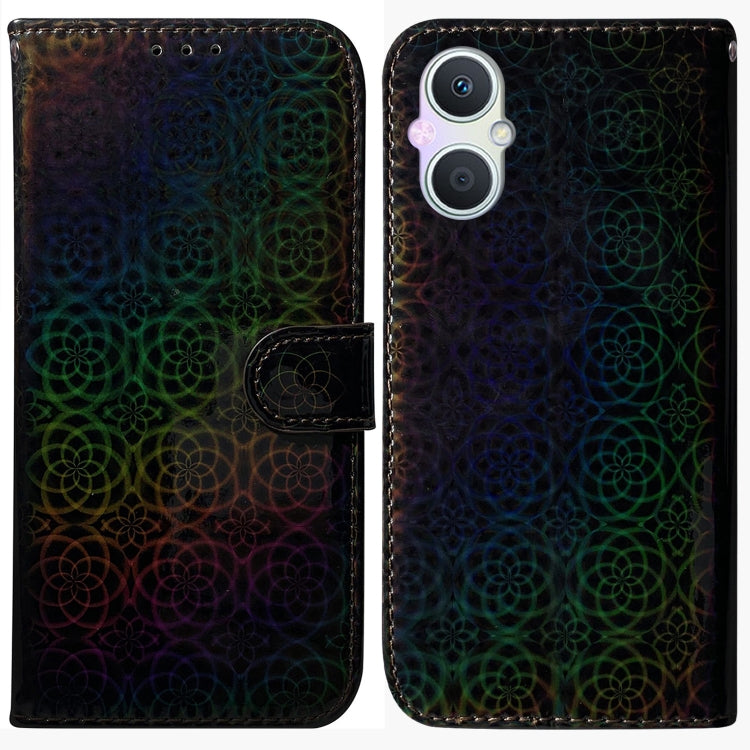 For OPPO A96 5G / Reno7 Z 5G Colorful Magnetic Buckle Leather Phone Case