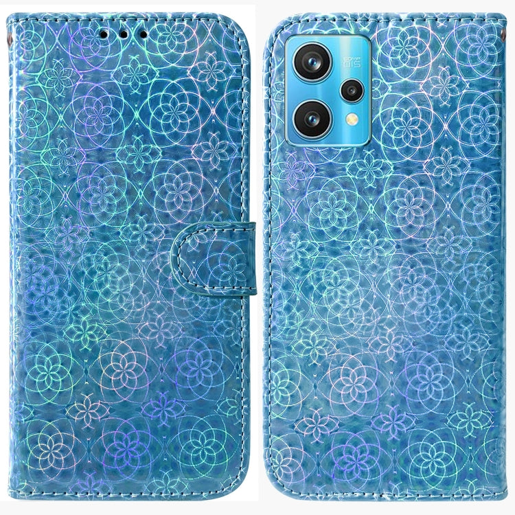 For OPPO Realme 9 Pro+ Colorful Magnetic Buckle Leather Phone Case