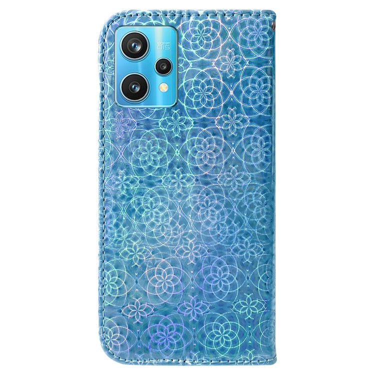 For OPPO Realme 9 Pro+ Colorful Magnetic Buckle Leather Phone Case