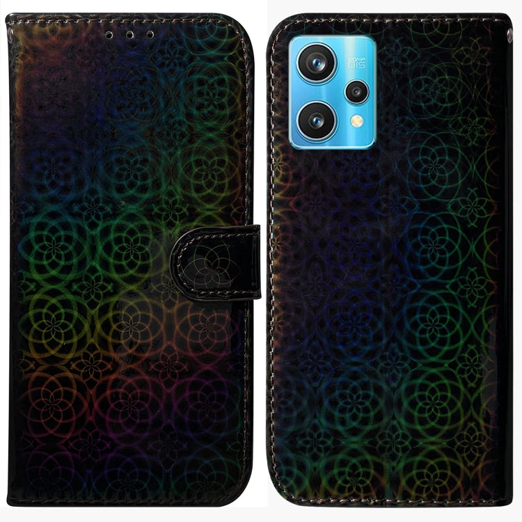 For OPPO Realme 9 Pro+ Colorful Magnetic Buckle Leather Phone Case
