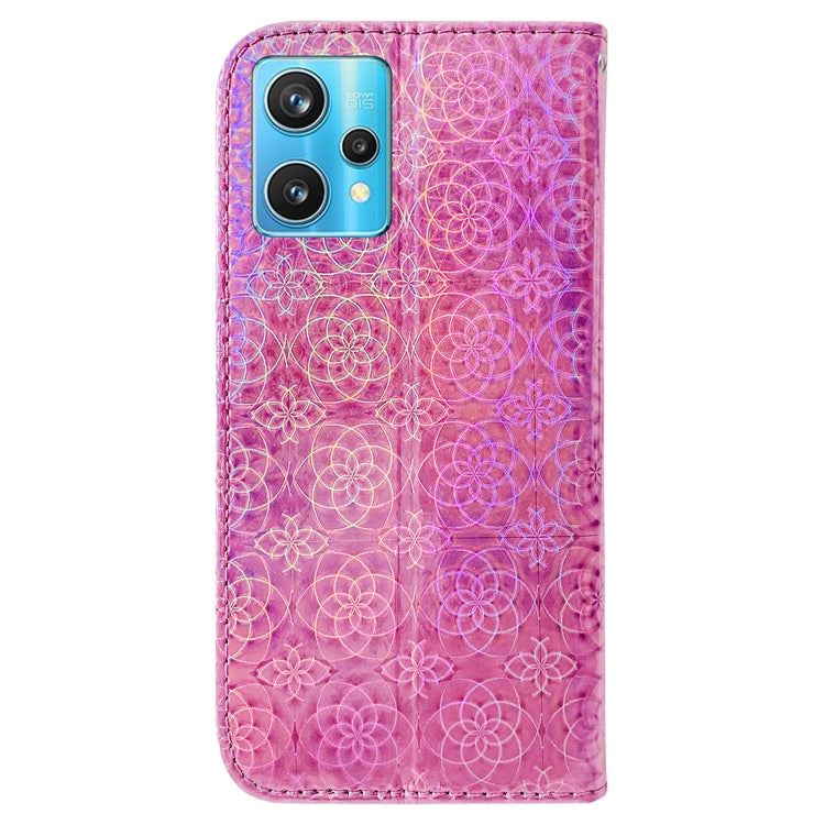 For OPPO Realme 9 Pro+ Colorful Magnetic Buckle Leather Phone Case