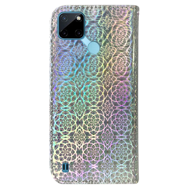 For OPPO Realme C21Y Colorful Magnetic Buckle Leather Phone Case