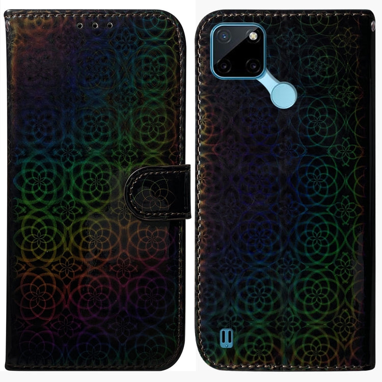 For OPPO Realme C21Y Colorful Magnetic Buckle Leather Phone Case
