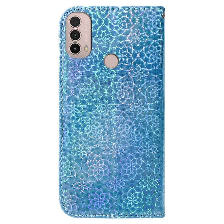 For Motorola Moto E20 / E30 / E40 Colorful Magnetic Buckle Leather Phone Case