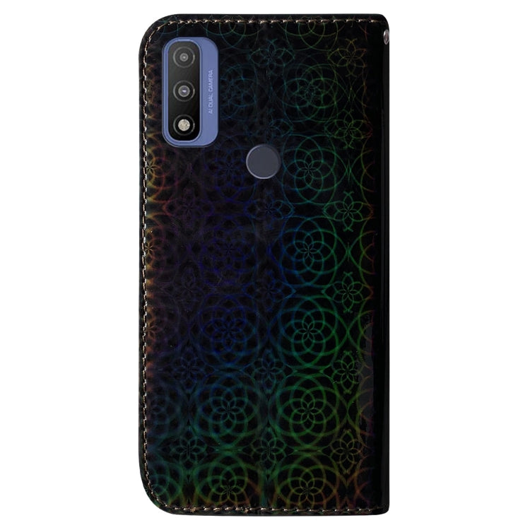 For Motorola Moto G Pure Colorful Magnetic Buckle Leather Phone Case