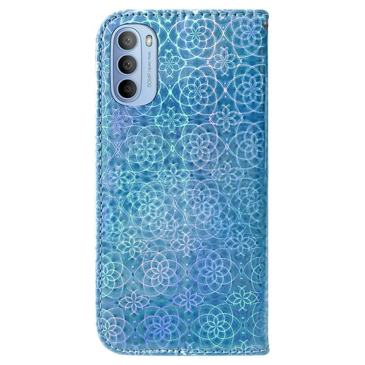 For Motorola Moto G31 / G41 Colorful Magnetic Buckle Leather Phone Case
