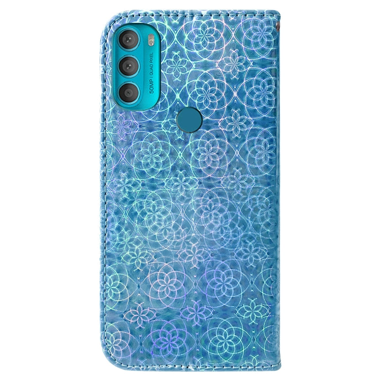 For Motorola Moto G71 Colorful Magnetic Buckle Leather Phone Case