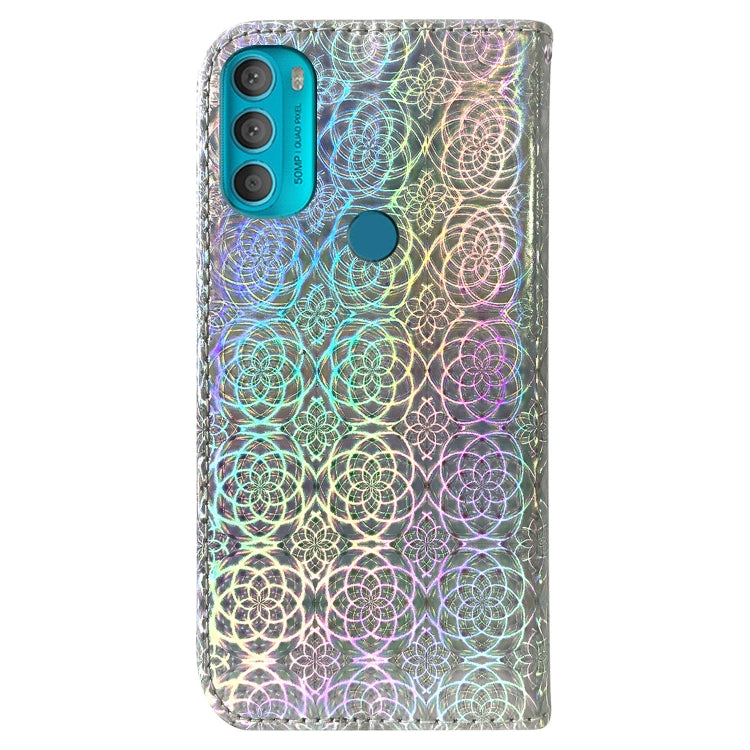 For Motorola Moto G71 Colorful Magnetic Buckle Leather Phone Case