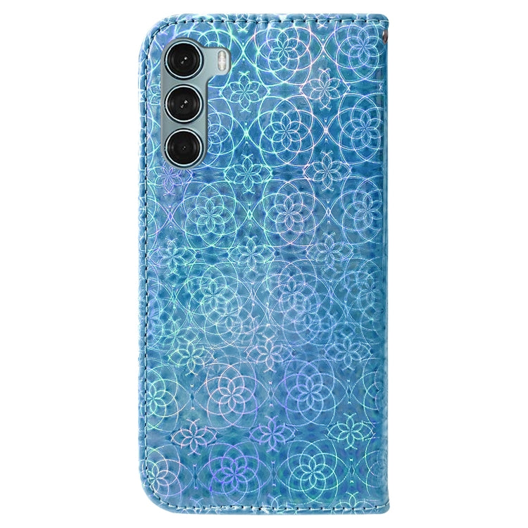 For Motorola Moto G200 5G / Edge S30 Colorful Magnetic Buckle Leather Phone Case