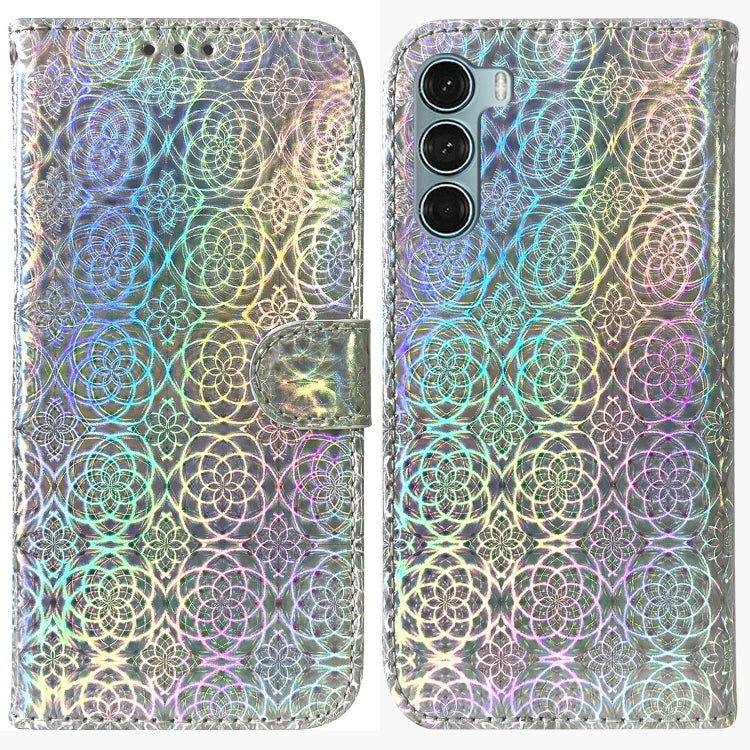 For Motorola Moto G200 5G / Edge S30 Colorful Magnetic Buckle Leather Phone Case