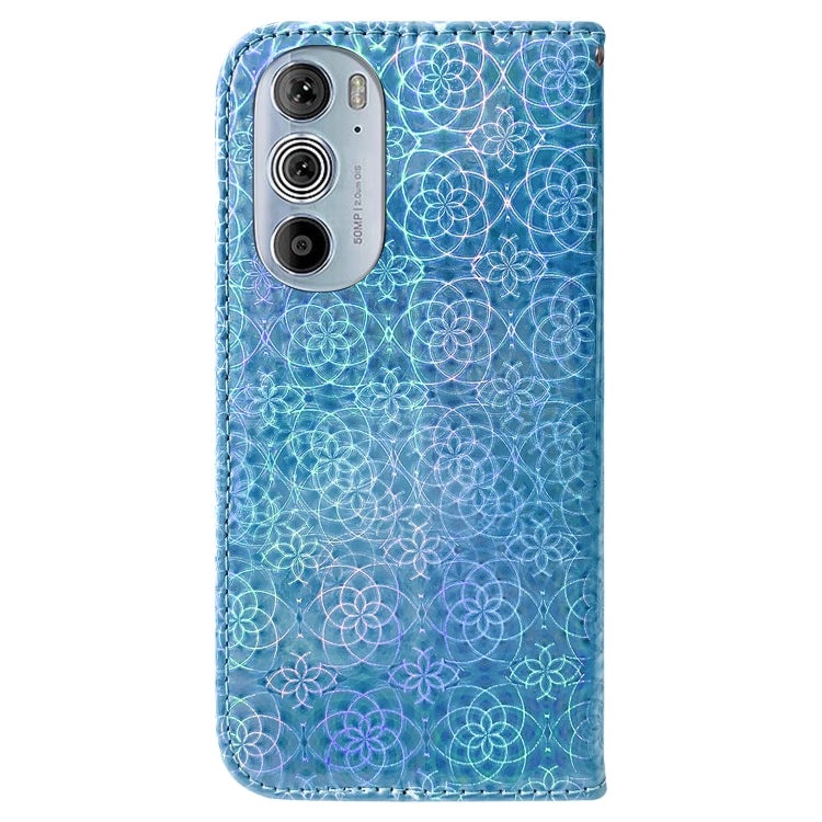 For Motorola Edge+ 2022 / 30 Pro Colorful Magnetic Buckle Leather Phone Case