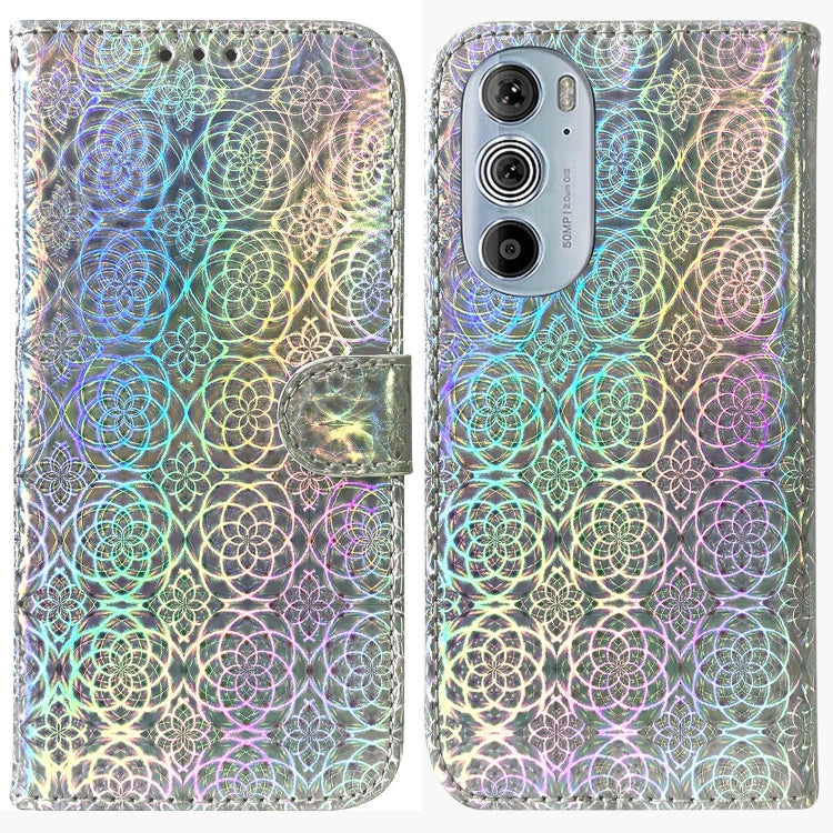 For Motorola Edge+ 2022 / 30 Pro Colorful Magnetic Buckle Leather Phone Case