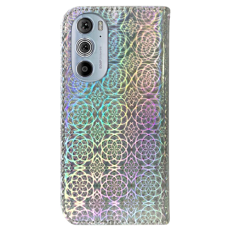 For Motorola Edge+ 2022 / 30 Pro Colorful Magnetic Buckle Leather Phone Case