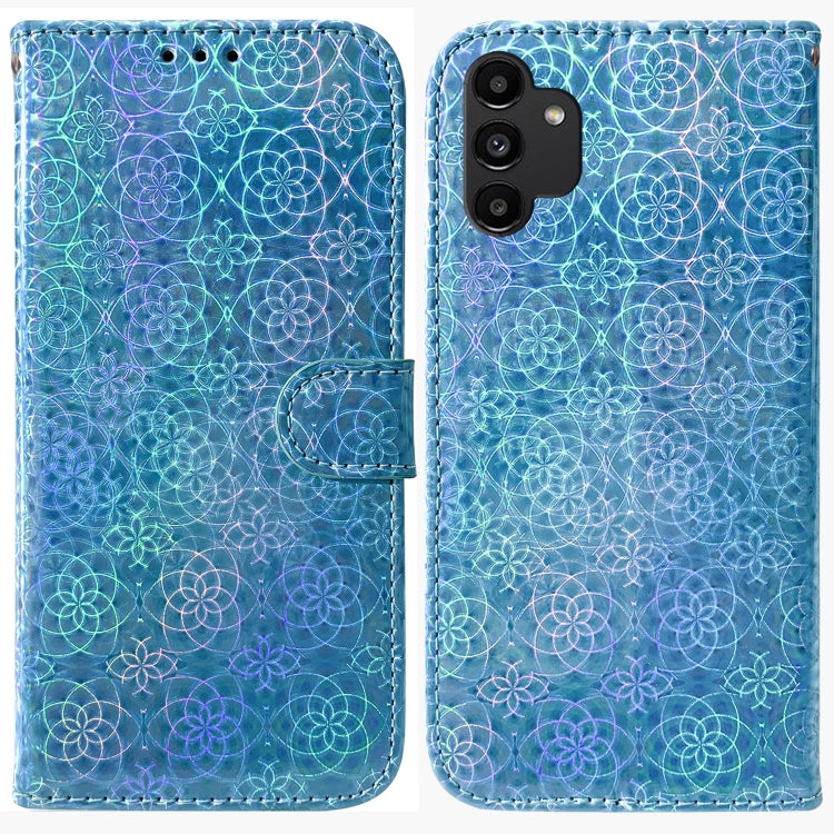 For Samsung Galaxy A13 4G Colorful Magnetic Buckle Leather Phone Case