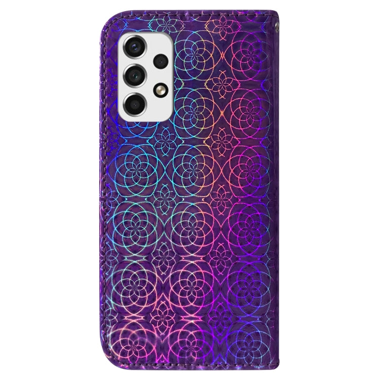 For Samsung Galaxy A53 5G Colorful Magnetic Buckle Leather Phone Case