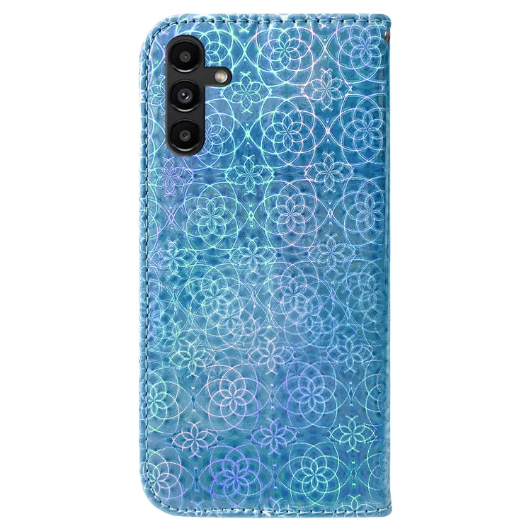 For Samsung Galaxy A13 5G Colorful Magnetic Buckle Leather Phone Case