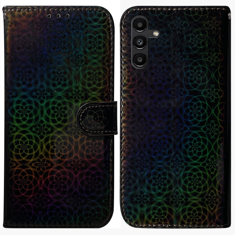 For Samsung Galaxy A13 5G Colorful Magnetic Buckle Leather Phone Case