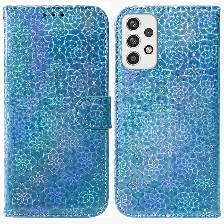 For Samsung Galaxy A23 Colorful Magnetic Buckle Leather Phone Case