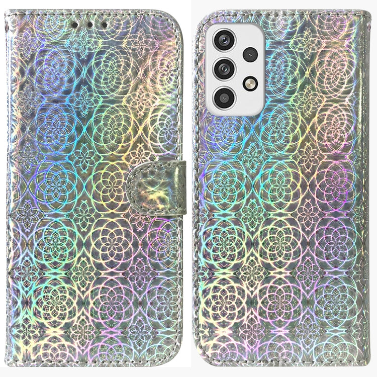 For Samsung Galaxy A23 Colorful Magnetic Buckle Leather Phone Case