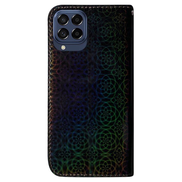 For Samsung Galaxy M33 5G Colorful Magnetic Buckle Leather Phone Case