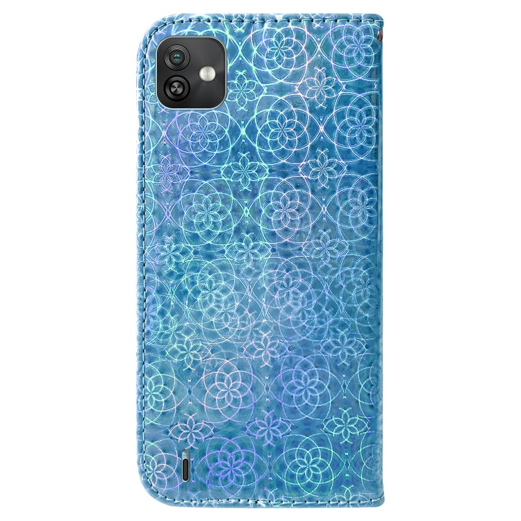 For Wiko Y82 Colorful Magnetic Buckle Leather Phone Case