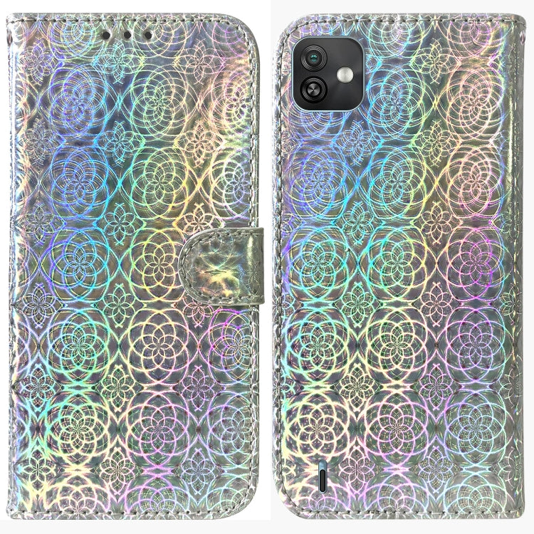 For Wiko Y82 Colorful Magnetic Buckle Leather Phone Case