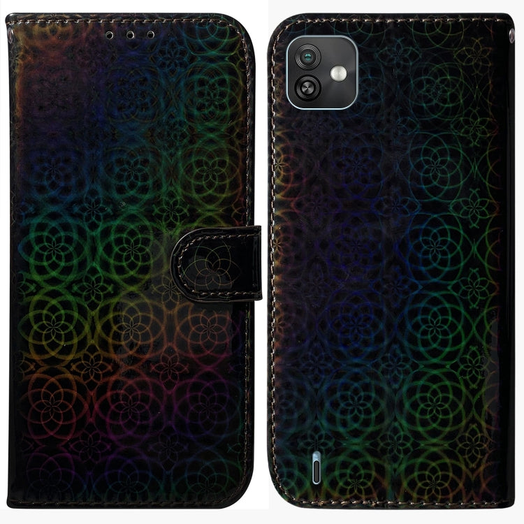 For Wiko Y82 Colorful Magnetic Buckle Leather Phone Case