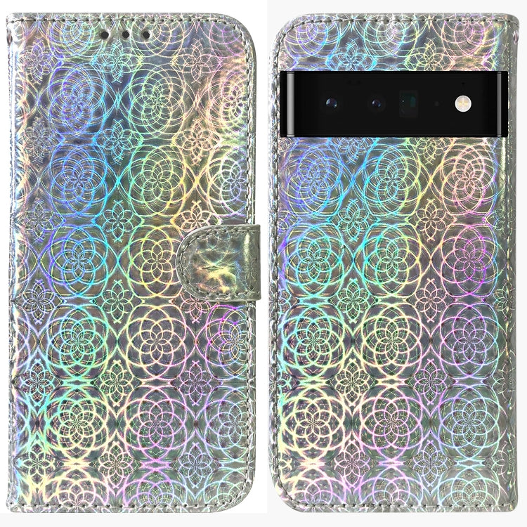 For Google Pixel 6 Pro Colorful Magnetic Buckle Leather Phone Case