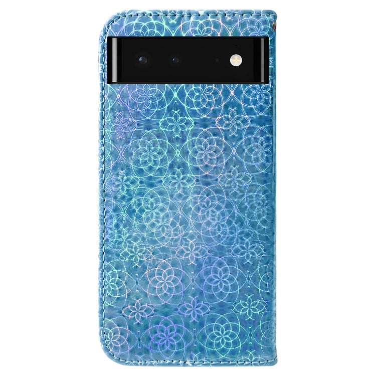 For Google Pixel 6 Colorful Magnetic Buckle Leather Phone Case