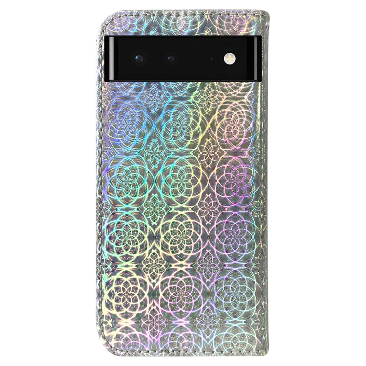For Google Pixel 6 Colorful Magnetic Buckle Leather Phone Case
