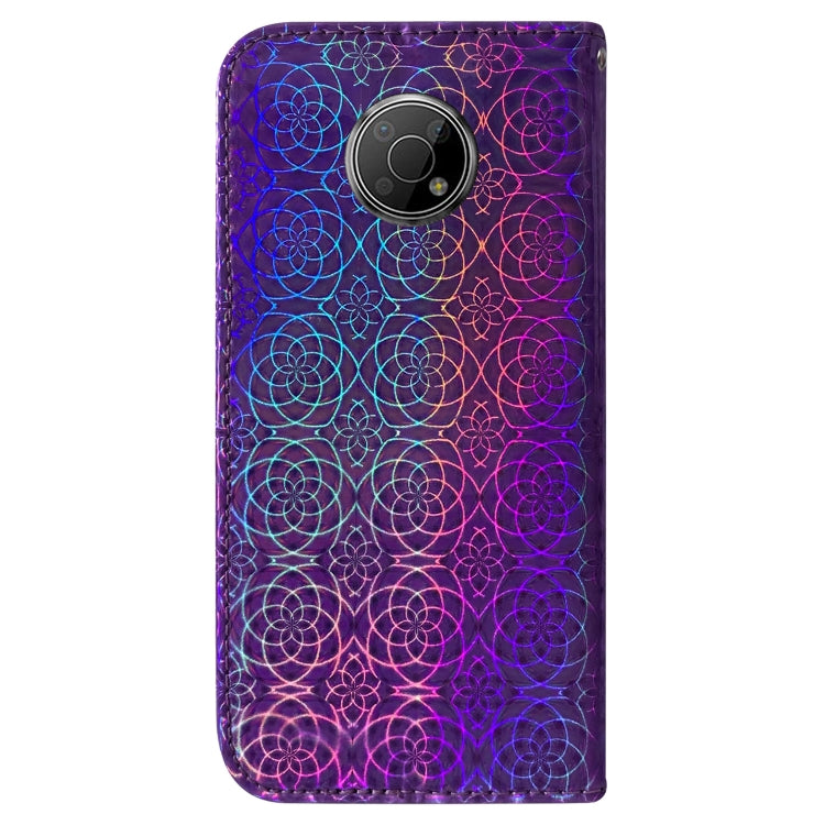 For Nokia G300 Colorful Magnetic Buckle Leather Phone Case