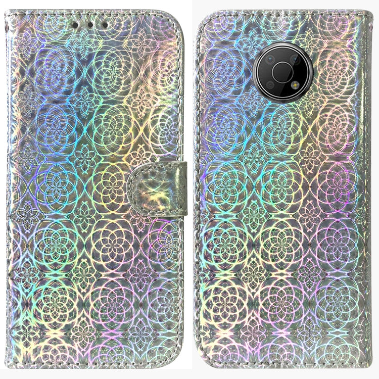 For Nokia G300 Colorful Magnetic Buckle Leather Phone Case