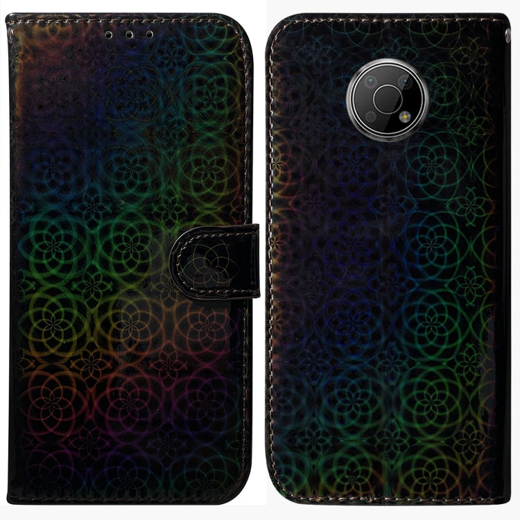 For Nokia G300 Colorful Magnetic Buckle Leather Phone Case