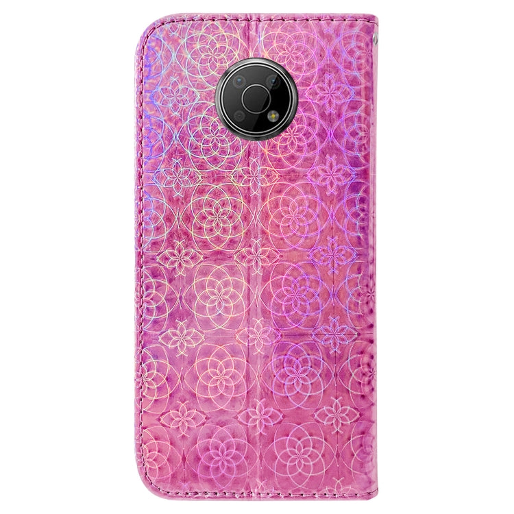 For Nokia G300 Colorful Magnetic Buckle Leather Phone Case