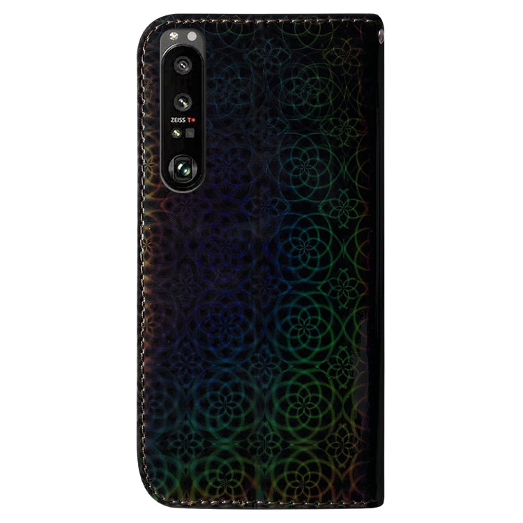 For Sony Xperia 1 III Colorful Magnetic Buckle Leather Phone Case