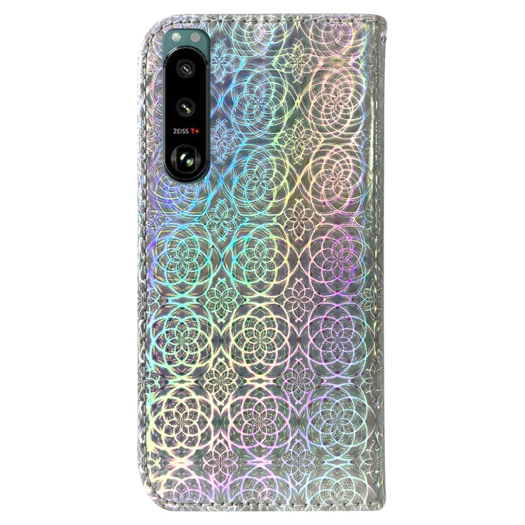 For Sony Xperia 5 III Colorful Magnetic Buckle Leather Phone Case