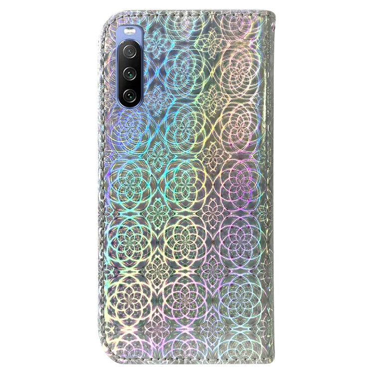 For Sony Xperia 10 III Colorful Magnetic Buckle Leather Phone Case