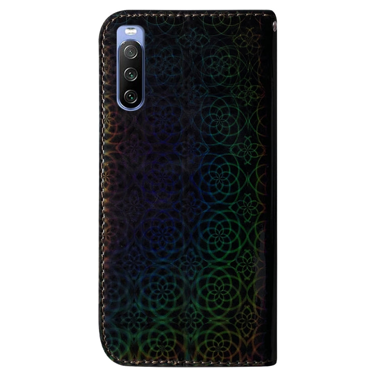 For Sony Xperia 10 III Colorful Magnetic Buckle Leather Phone Case